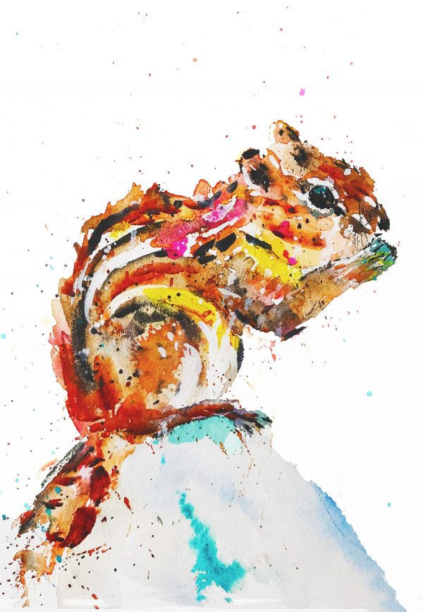 Watercolor Squirrel